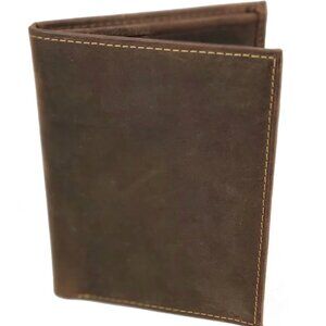 RFID Distressed Leather Passport Cover